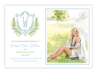 Elizabethan Crest Graduation Announcement