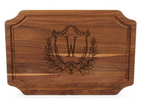 Elizabethan Crest Wood Cutting Board