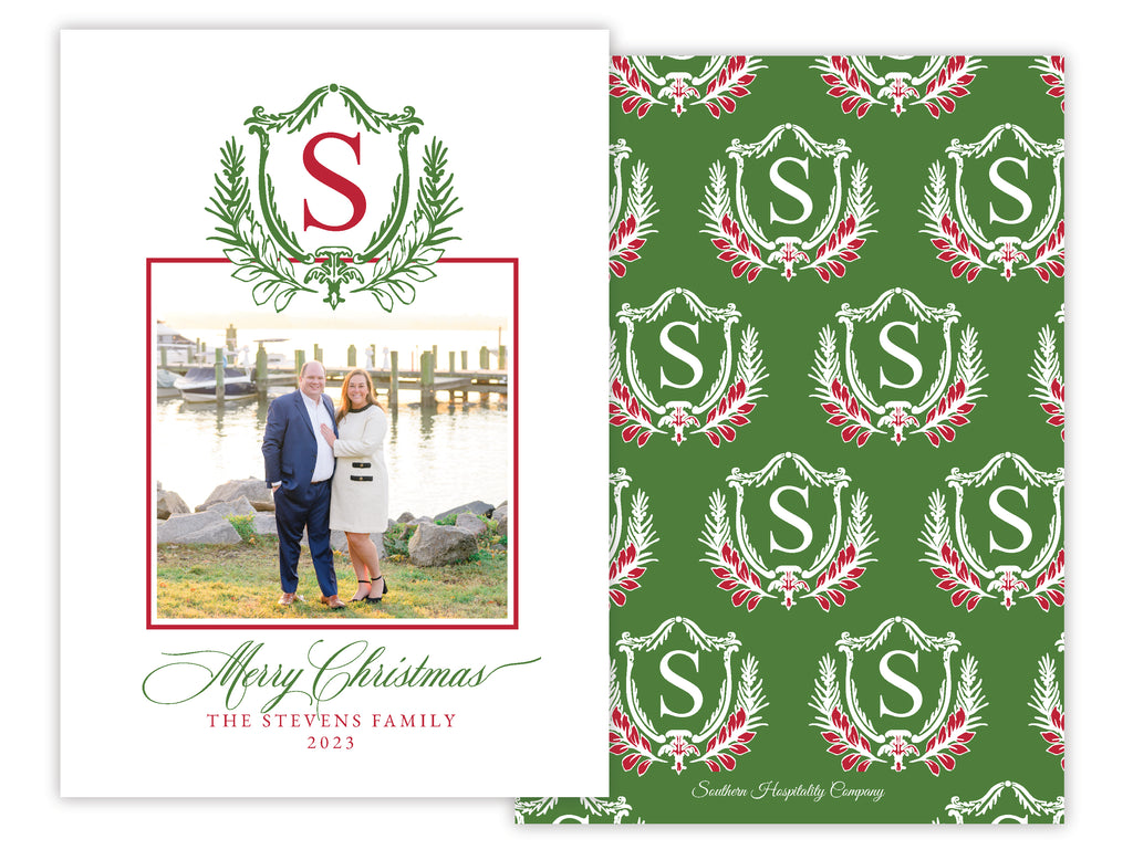 Holiday Card: Elizabethan Christmas Crest