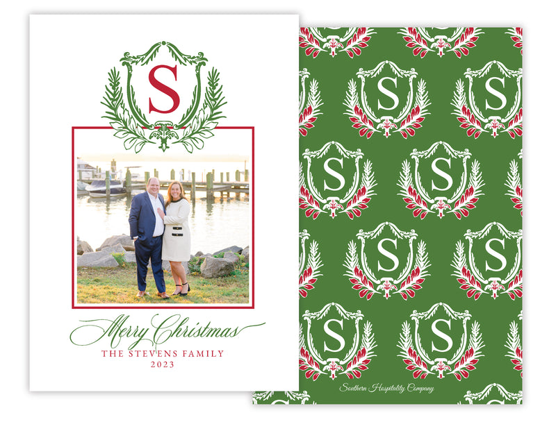 Holiday Card: Elizabethan Christmas Crest