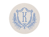 Elizabethan Crest Foil Stamped Coasters