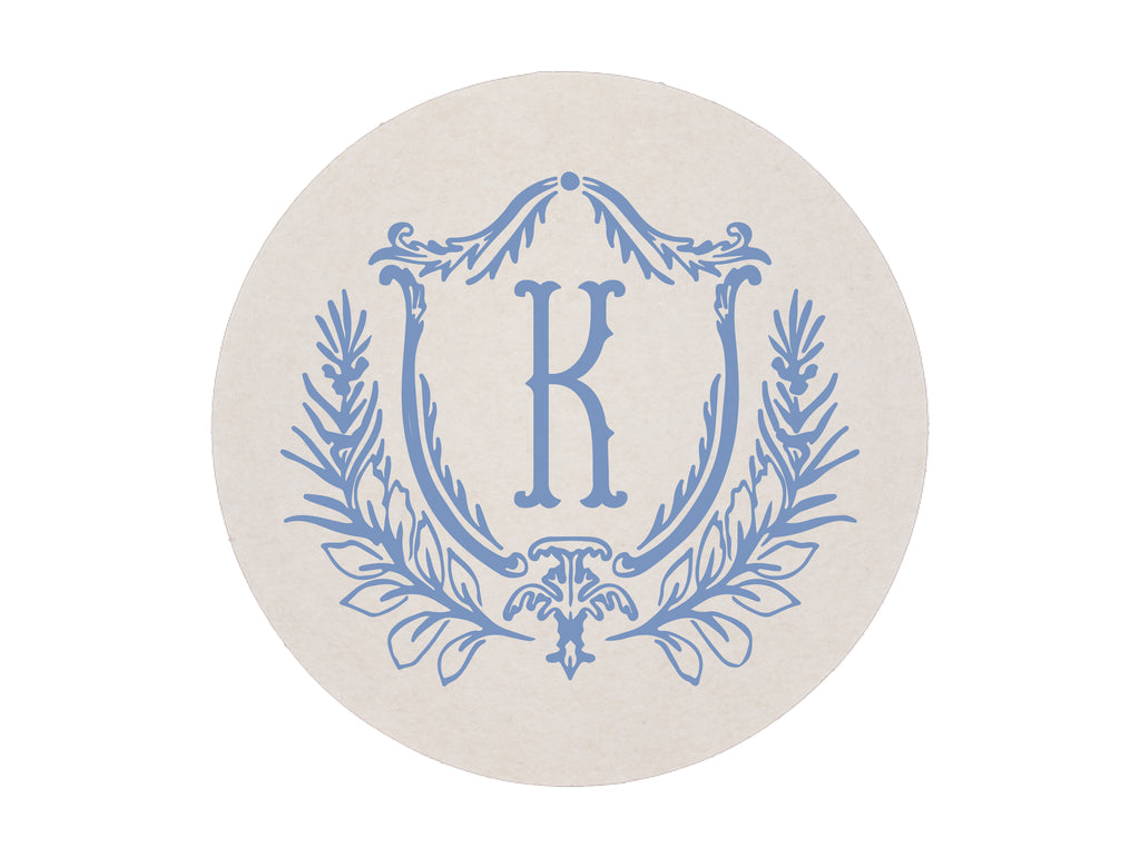Elizabethan Crest Foil Stamped Coasters