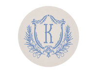 Elizabethan Crest Foil Stamped Coasters