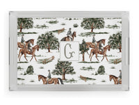 Equestrian Reserve Acrylic Serving Tray