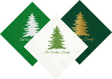 Evergreen Cocktail Napkins