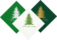 Evergreen Cocktail Napkins