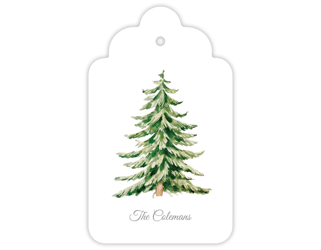 Evergreen Gift Tags, Set of 20