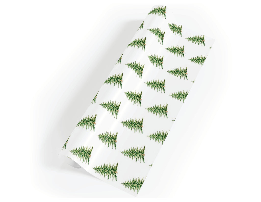 Evergreen Gift Wrap Roll