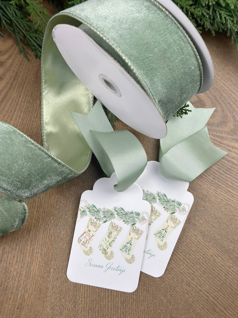 Williamsburg Christmas Gift Tags, Set of 20