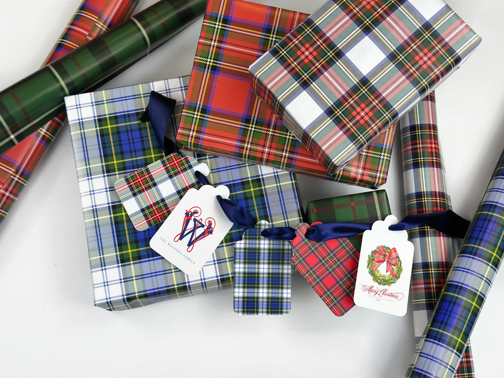 Tartan Plaid Gift Wrap Roll
