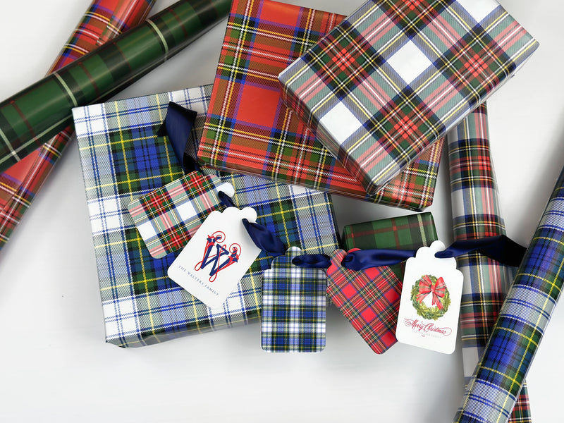 Tartan Plaid Gift Wrap Roll