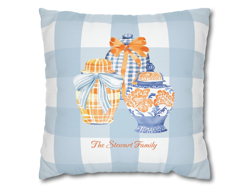 Fall Ginger Jars Pillow
