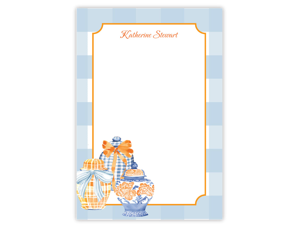 Fall Ginger Jars Notepad