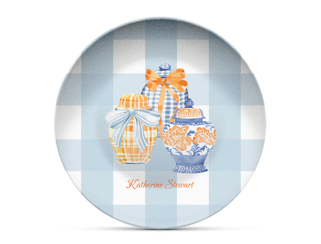 Fall Ginger Jars Shatterproof Plate