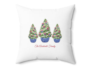 Festive Fraser Personalized Pillow