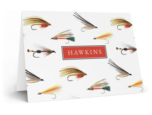 Fishing Lures Fold-Over Stationery