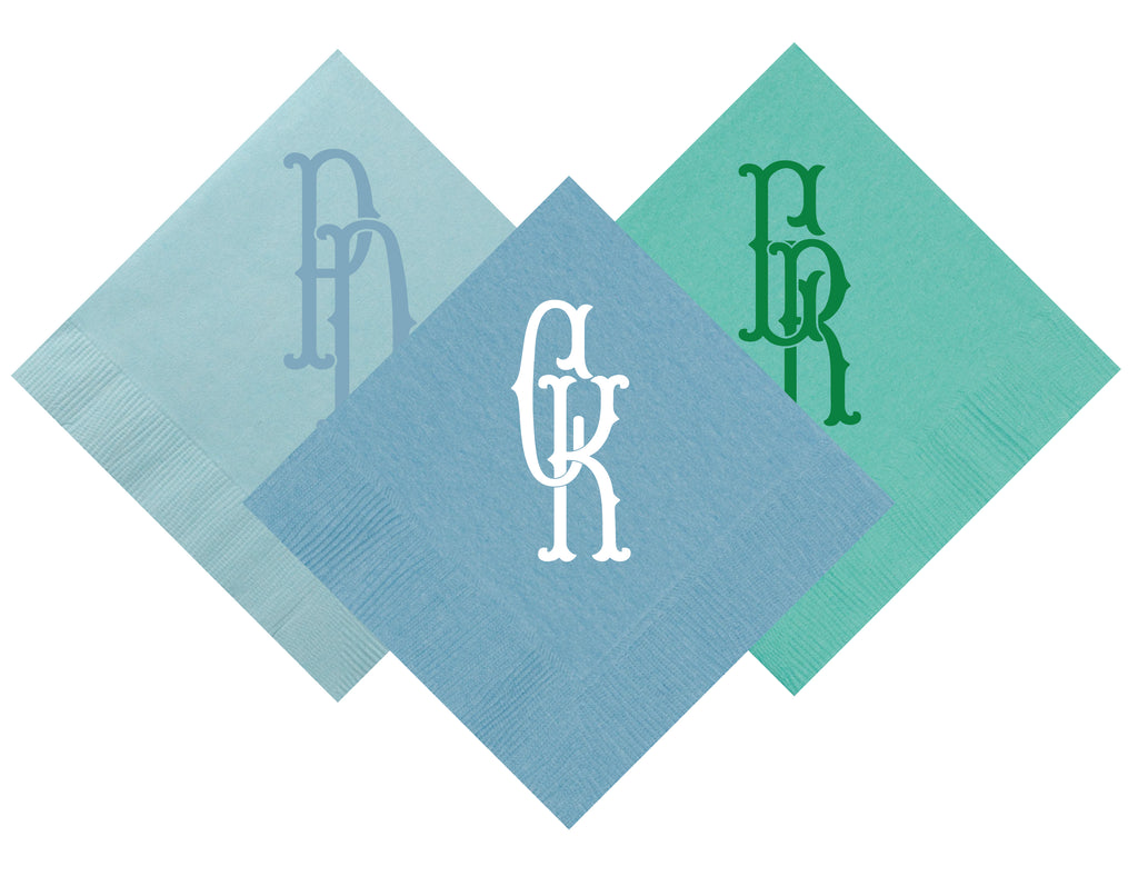 Fishtail Classic Cocktail Napkins
