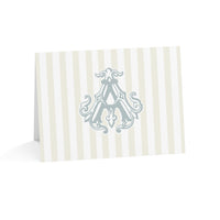 Coastal Cabana Fold-Over Stationery