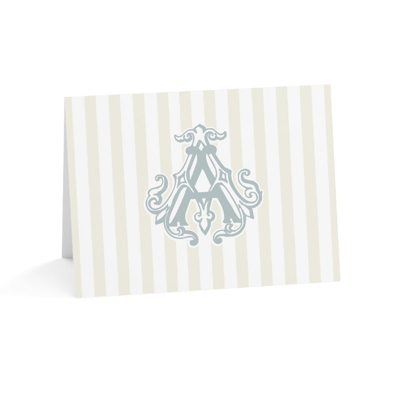 Coastal Cabana Fold-Over Stationery