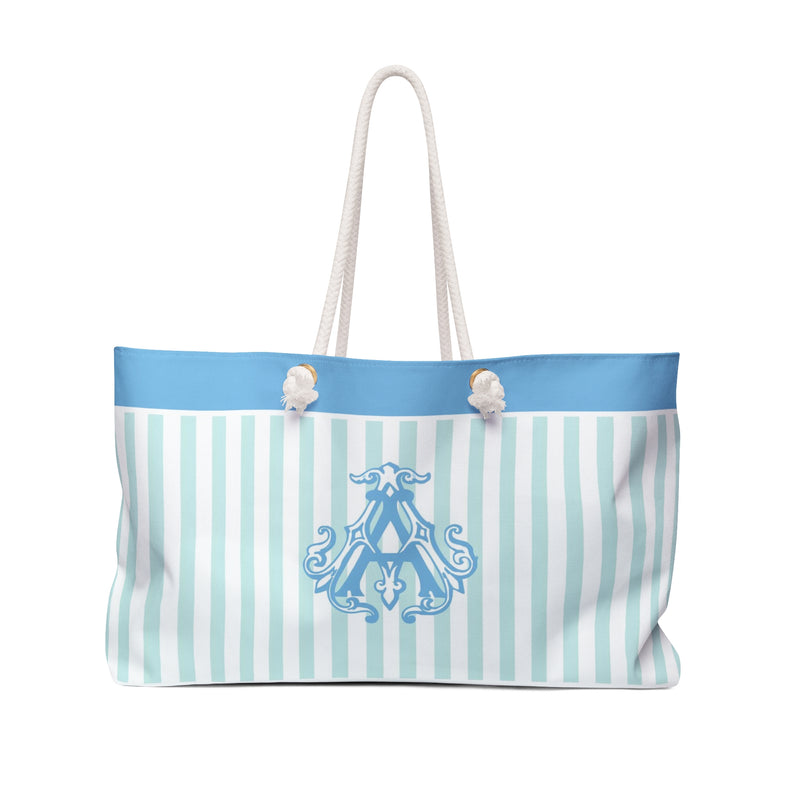 Coastal Cabana Weekender Tote