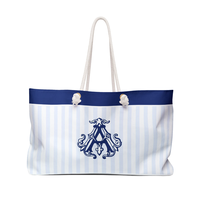 Coastal Cabana Weekender Tote