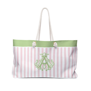 Coastal Cabana Weekender Tote
