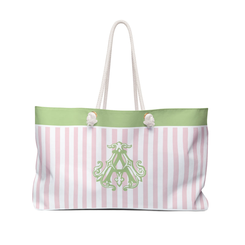 Coastal Cabana Weekender Tote