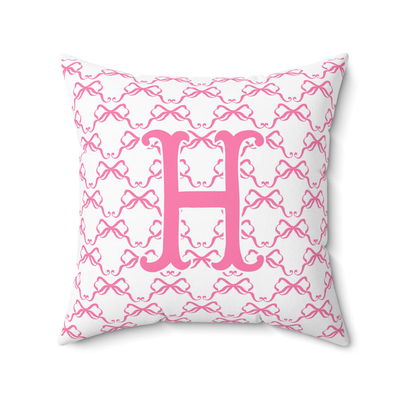 Preppy Pumpkin Patch Coordinating Personalized Pillow