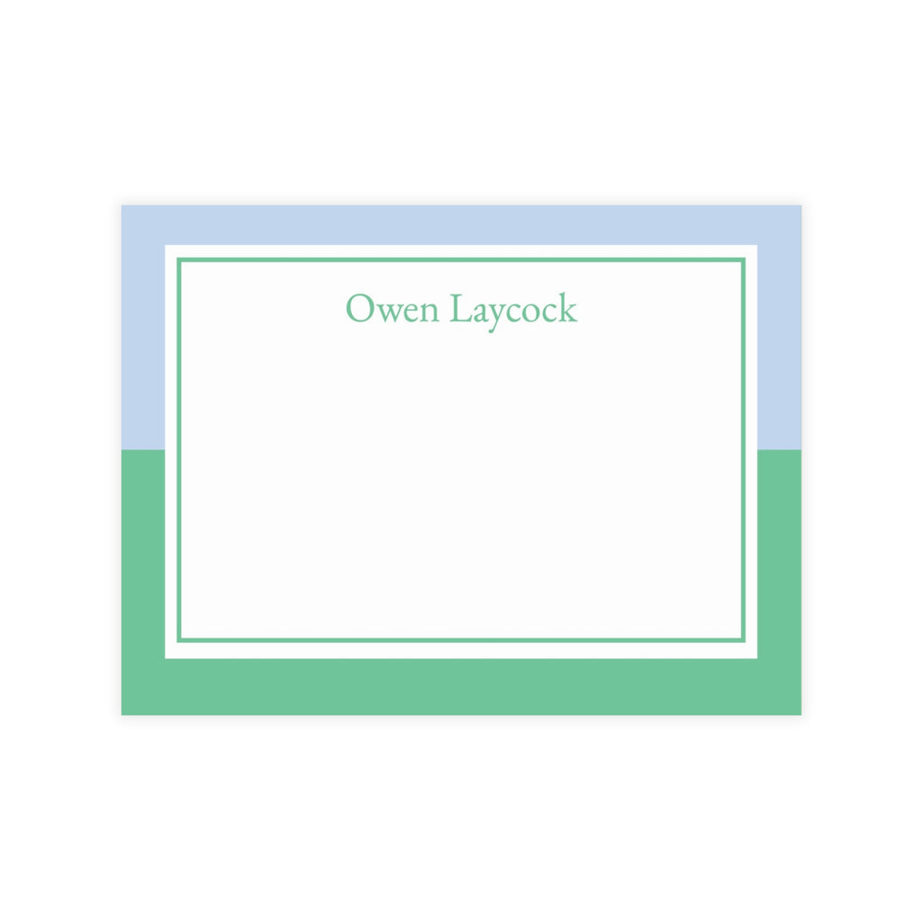 Kids Color Block Note Cards, set of 24