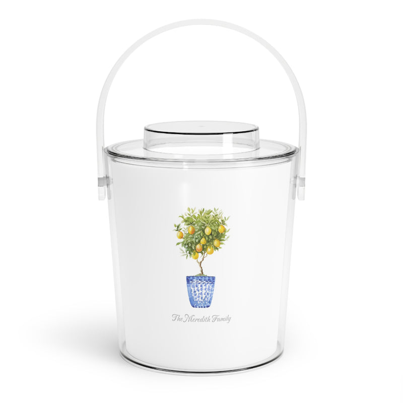 Botanical Acrylic Ice Bucket