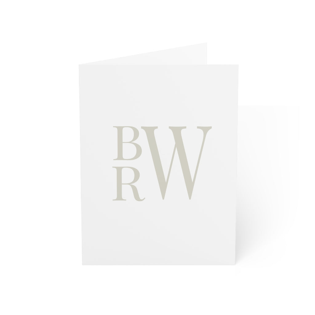 Stacked Monogram Stationery
