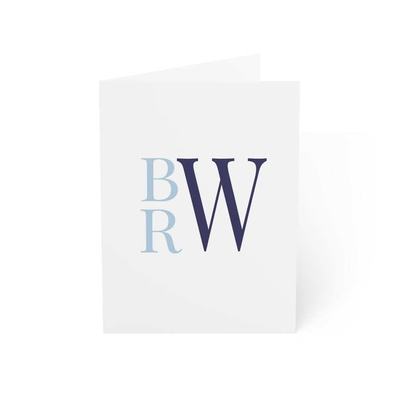 Stacked Monogram Stationery
