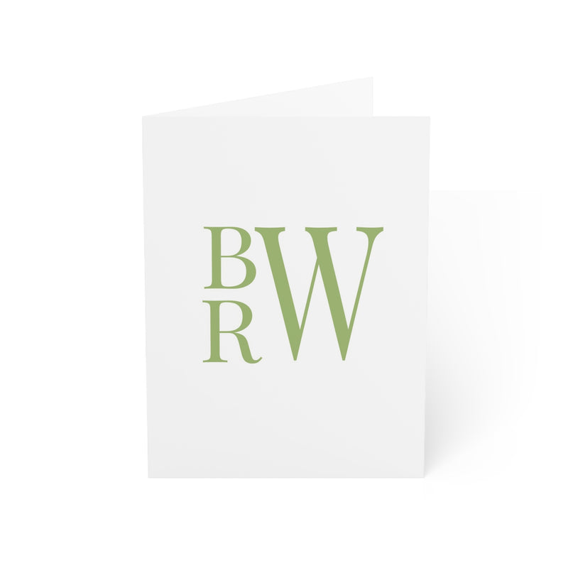 Stacked Monogram Stationery