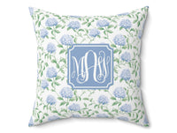 Garden Hydrangea Personalized Pillow