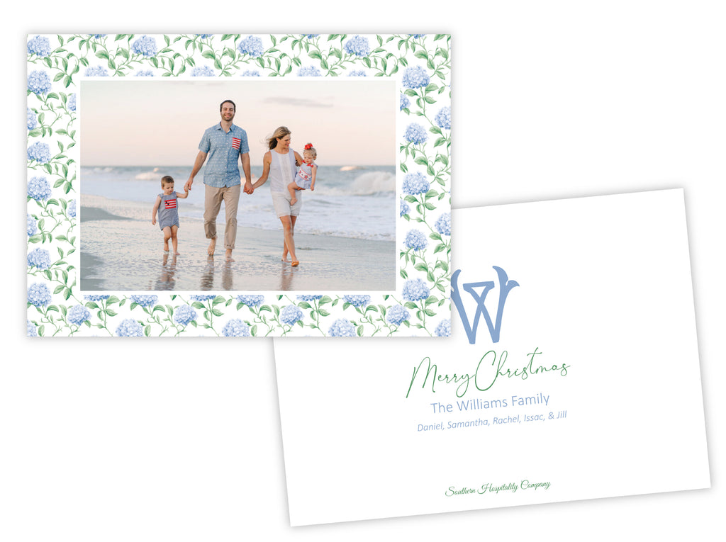 Garden Hydrangea Holiday Card