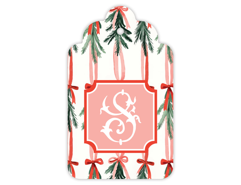 Garland Bows Gift Tags, Set of 20