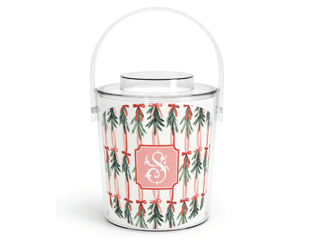 Garland Bows Acrylic Ice Bucket