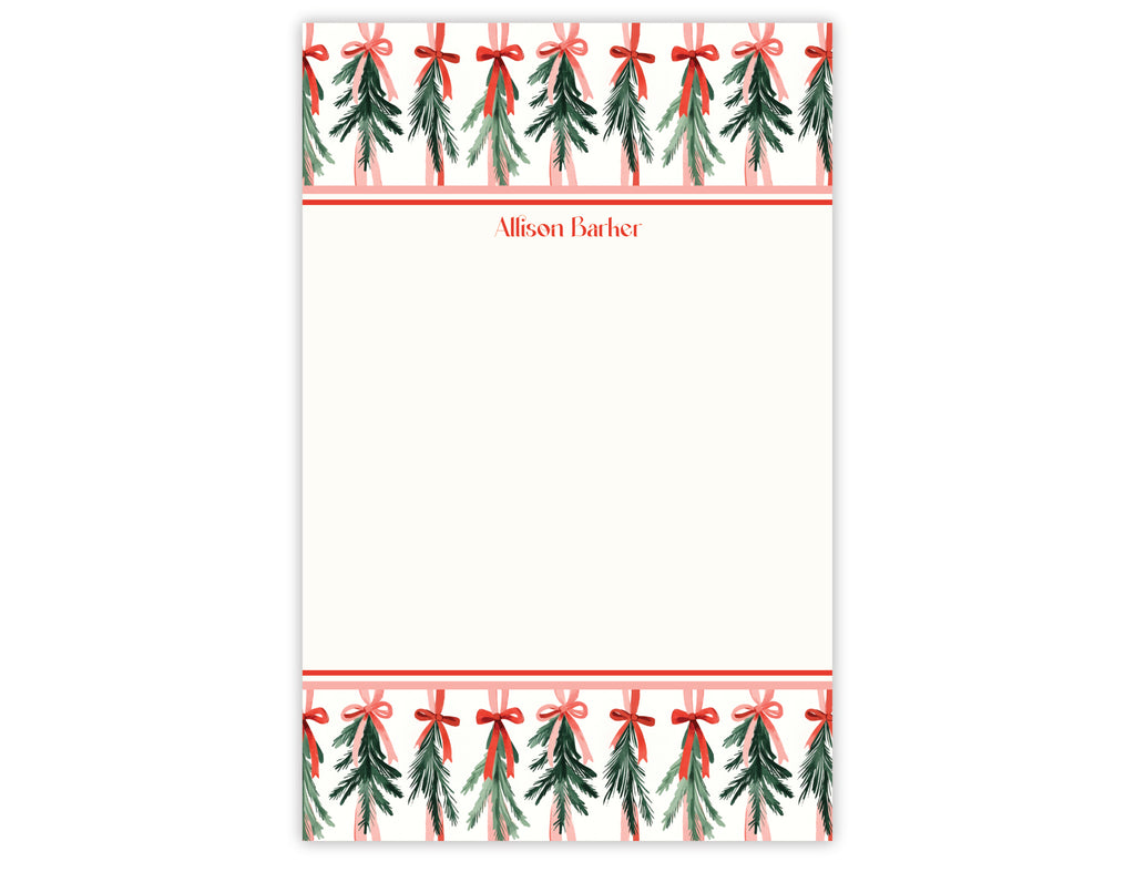 Garland Bows Notepad