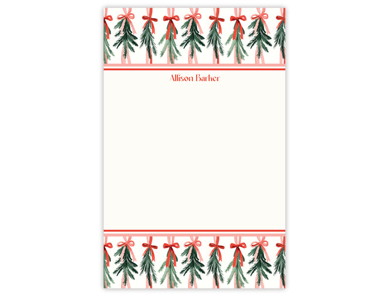 Garland Bows Notepad