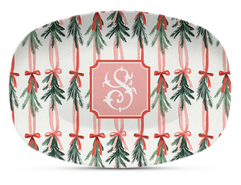 Garland Bows Shatterproof Platter