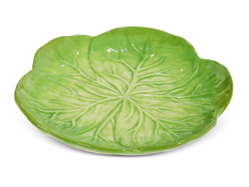 Green Cabbageware Plate