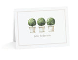 Heritage Topiary Fold-Over Stationery
