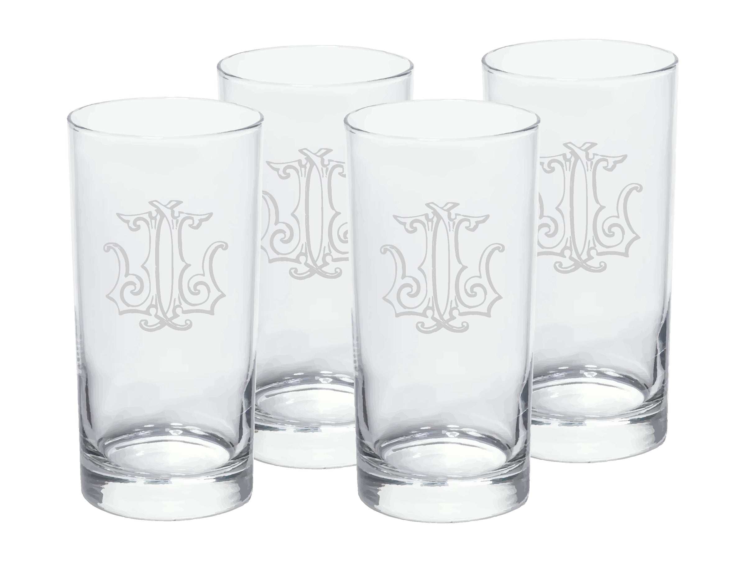 Glass High Ball Cooler Engraved Glasses – Southern Hospitality Co.