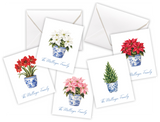 Holiday Botanical Enclosure Cards