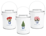 Holiday Botanical Acrylic Ice Bucket