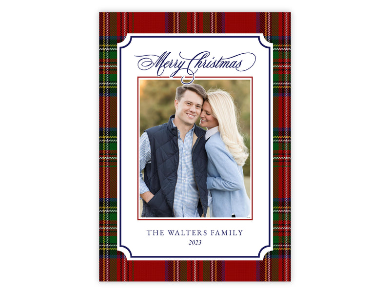Holiday Plaid Holiday Card
