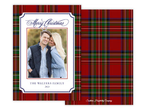Holiday Plaid Holiday Card