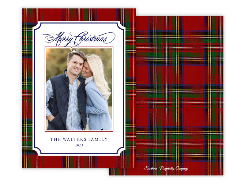 Holiday Plaid Holiday Card