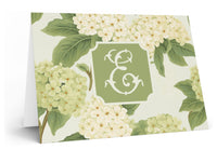 Hortensias Fold-Over Stationery