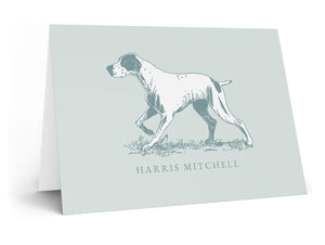 Hunting Dog Fold-Over Stationery